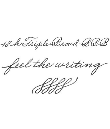 BBB 18kt gold nib