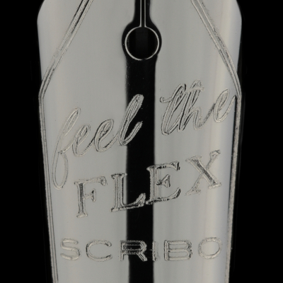 14kt Flexible Extra Fine nib - ruthenium trim