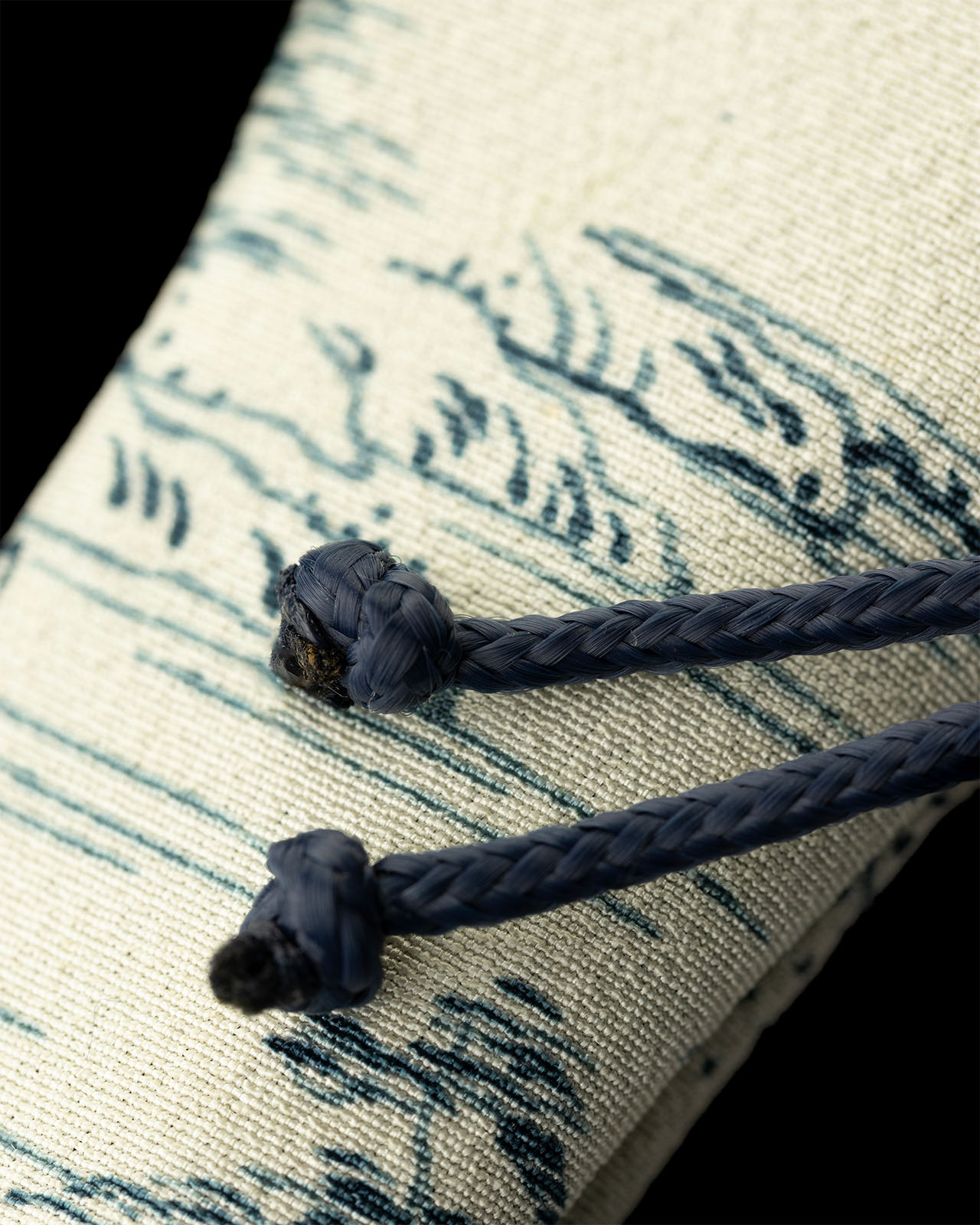 Bamboo pouch close up Bamboo pouch close up