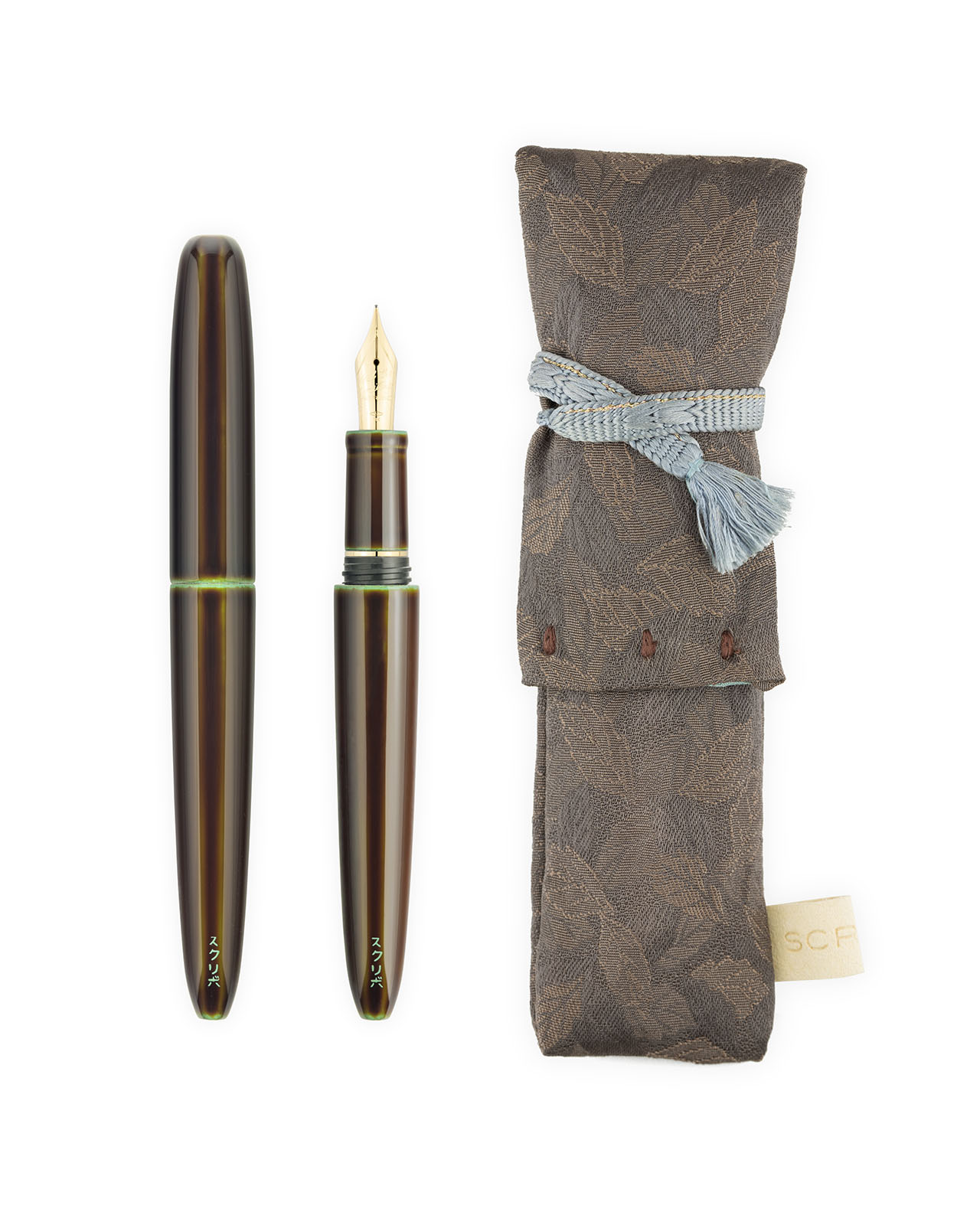 Hane Toruko yellow gold_pouch